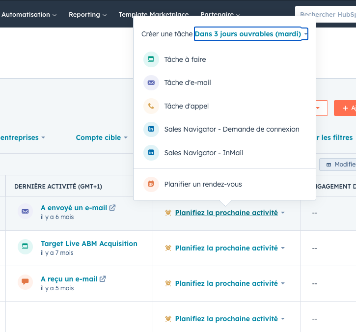 Travail des leads HubSpot