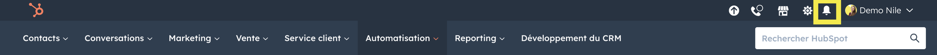 Notifications HubSpot