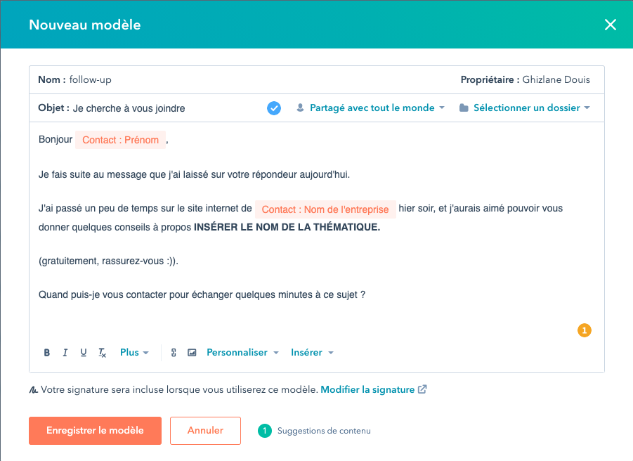 modele-email-hubspot