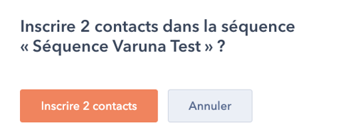 validation inscription contact