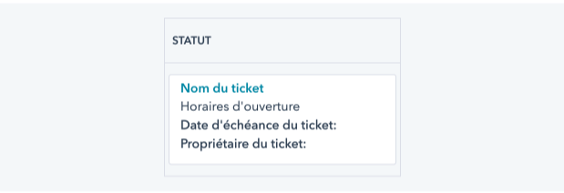 La carte d'association HubSpot