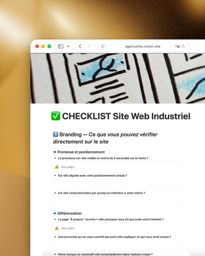 Checklist Audit Site Web Industriel