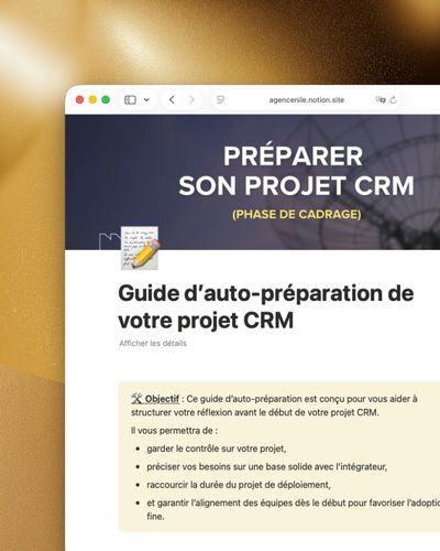 Guide d’auto-préparation de votre projet CRM